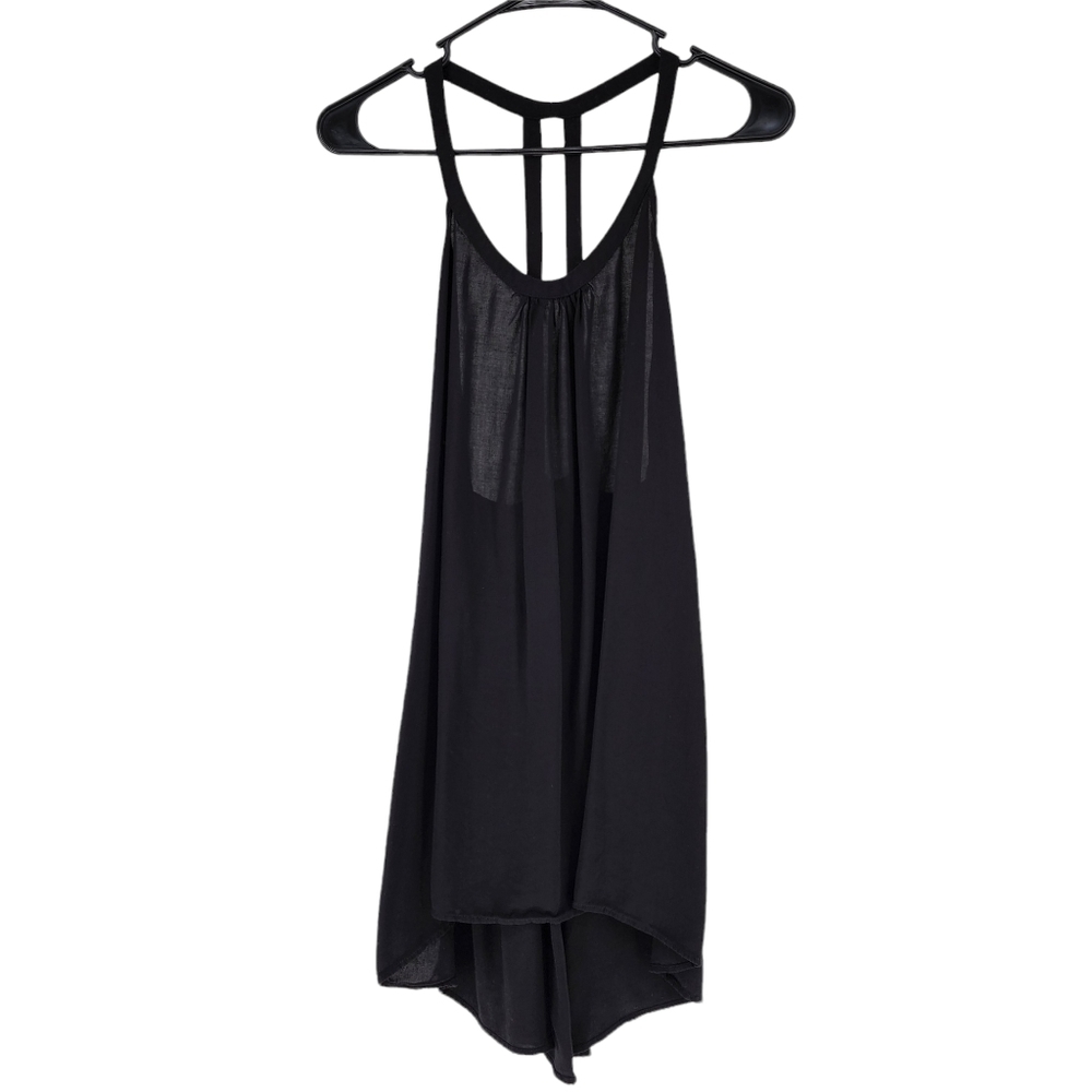 Beach Road Tulum Women's Halter Neck Two-Strap Racer Back Flowy Mini Dress